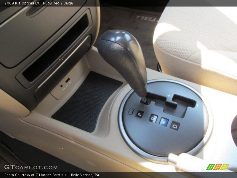 Ruby Red / Beige 2009 Kia Optima LX