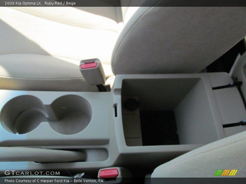 Ruby Red / Beige 2009 Kia Optima LX