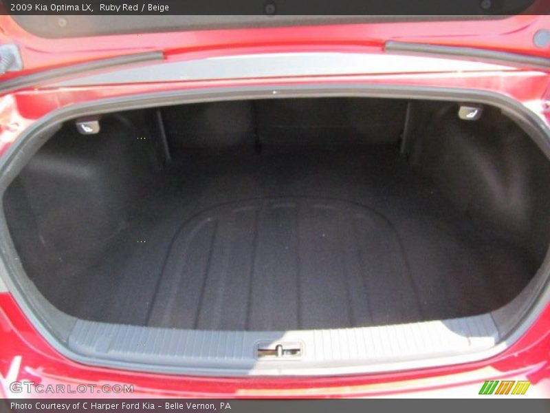 Ruby Red / Beige 2009 Kia Optima LX