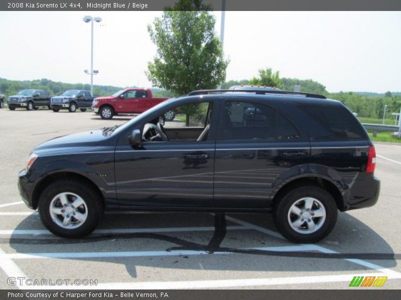 Midnight Blue / Beige 2008 Kia Sorento LX 4x4