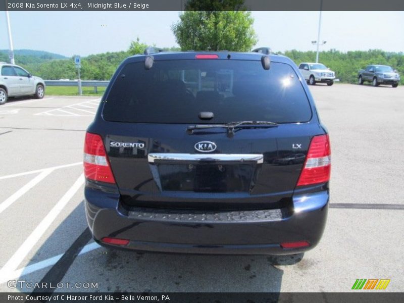 Midnight Blue / Beige 2008 Kia Sorento LX 4x4