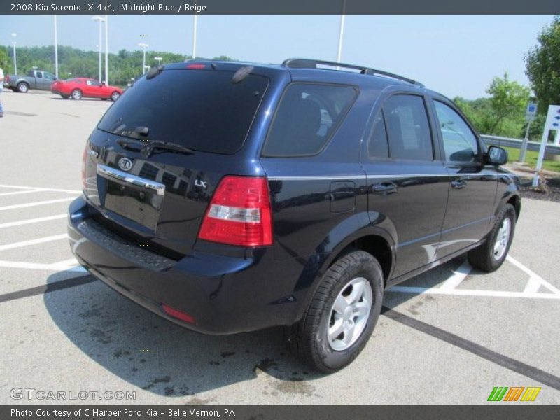 Midnight Blue / Beige 2008 Kia Sorento LX 4x4