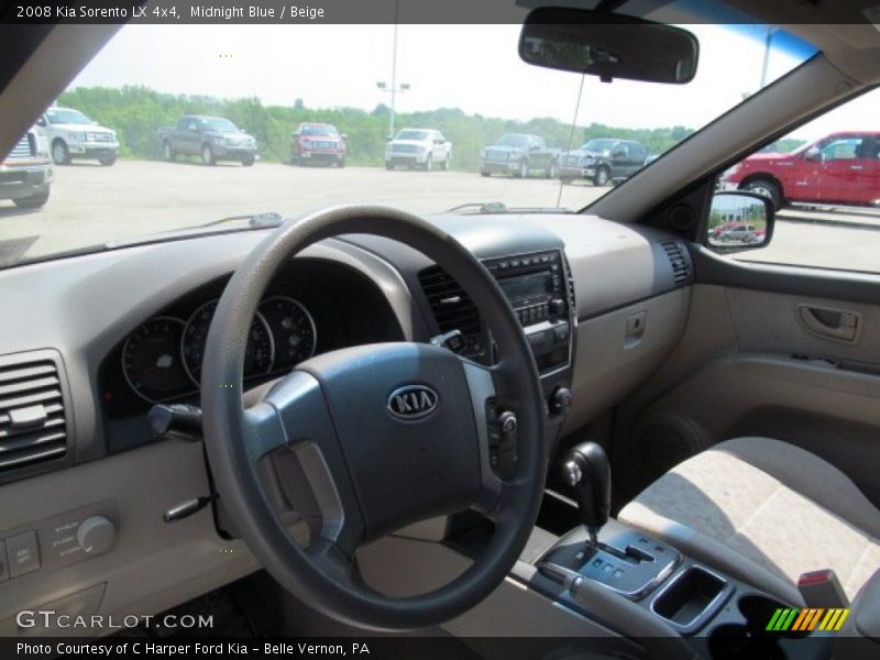 Midnight Blue / Beige 2008 Kia Sorento LX 4x4