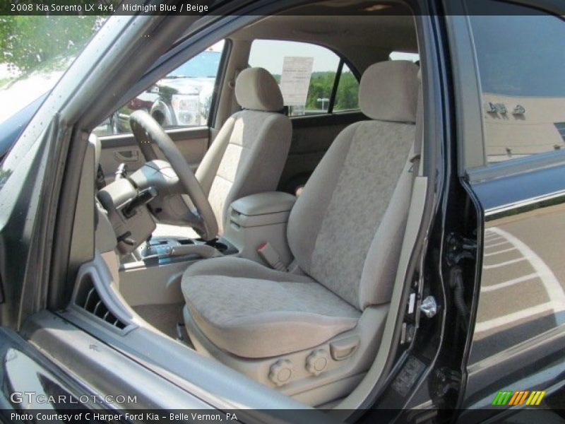 Midnight Blue / Beige 2008 Kia Sorento LX 4x4