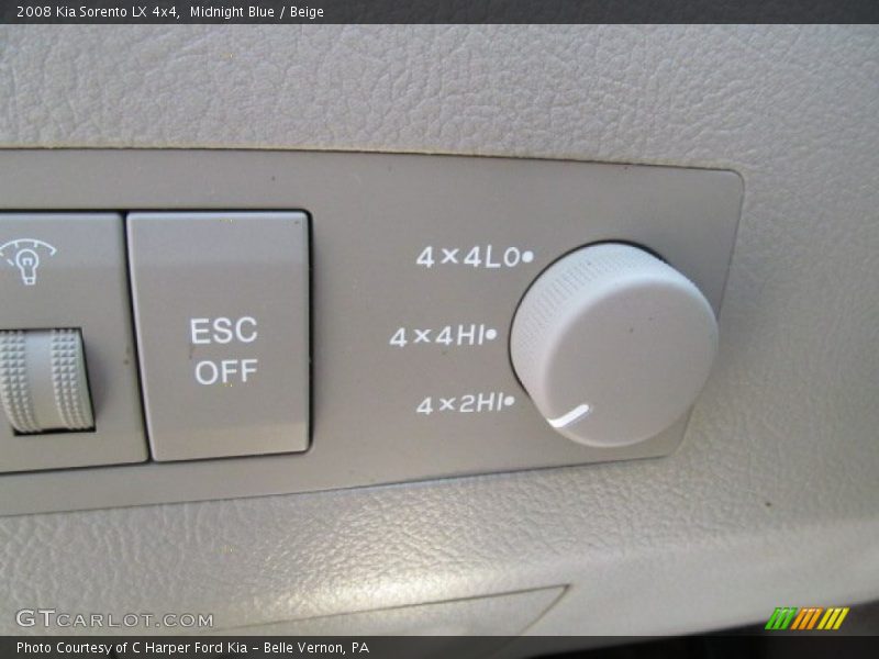 Midnight Blue / Beige 2008 Kia Sorento LX 4x4