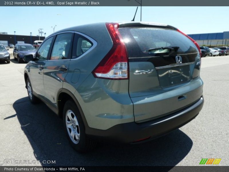 Opal Sage Metallic / Black 2012 Honda CR-V EX-L 4WD