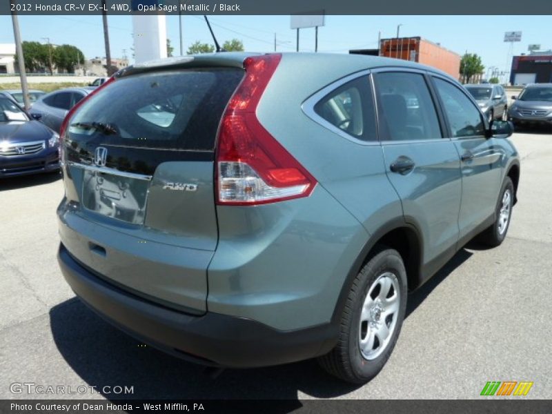 Opal Sage Metallic / Black 2012 Honda CR-V EX-L 4WD