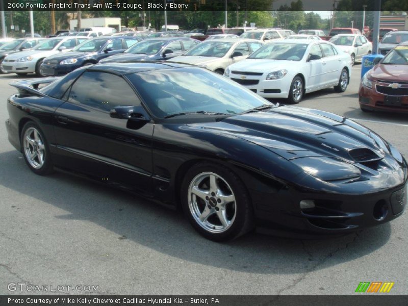 Black / Ebony 2000 Pontiac Firebird Trans Am WS-6 Coupe