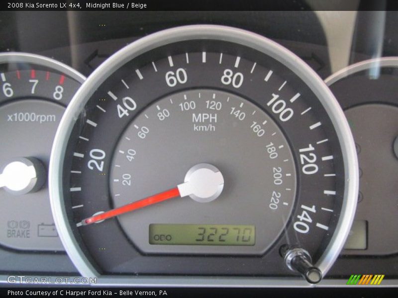 Midnight Blue / Beige 2008 Kia Sorento LX 4x4