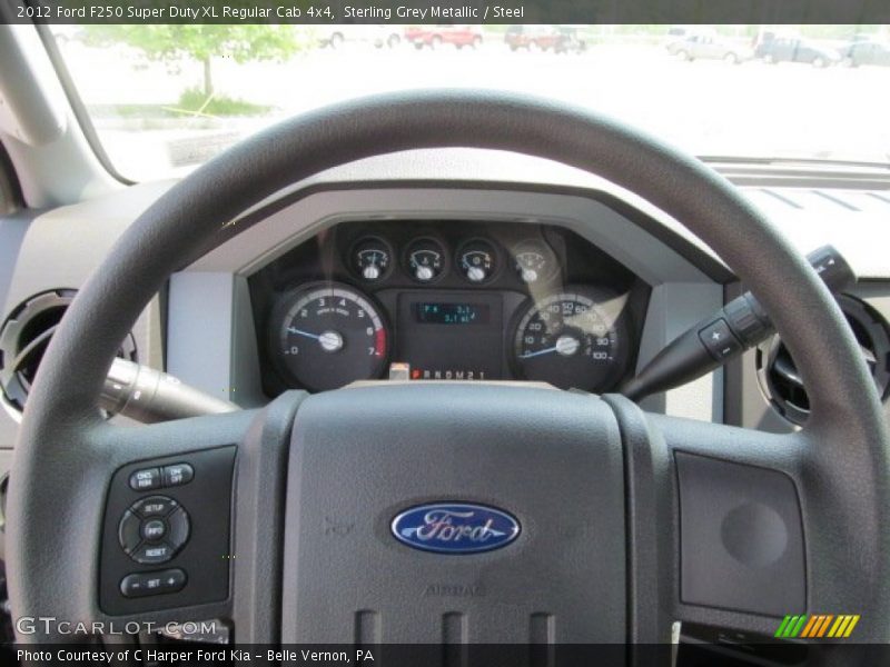 Sterling Grey Metallic / Steel 2012 Ford F250 Super Duty XL Regular Cab 4x4