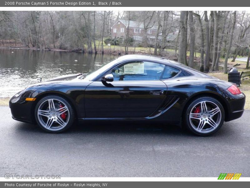 Black / Black 2008 Porsche Cayman S Porsche Design Edition 1