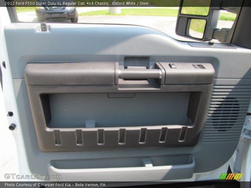 Oxford White / Steel 2012 Ford F550 Super Duty XL Regular Cab 4x4 Chassis