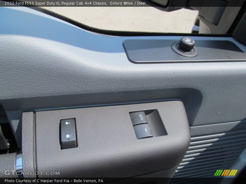 Oxford White / Steel 2012 Ford F550 Super Duty XL Regular Cab 4x4 Chassis