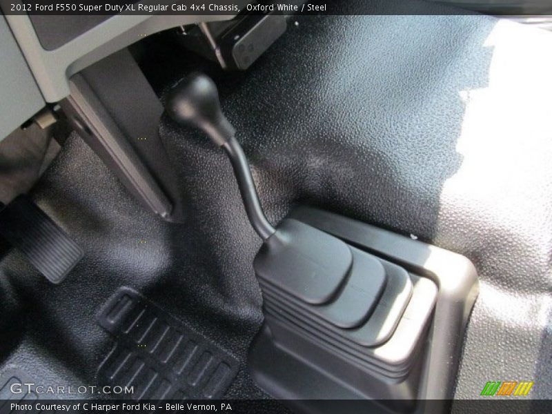 Oxford White / Steel 2012 Ford F550 Super Duty XL Regular Cab 4x4 Chassis