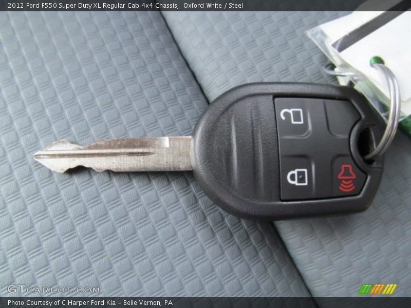 Oxford White / Steel 2012 Ford F550 Super Duty XL Regular Cab 4x4 Chassis