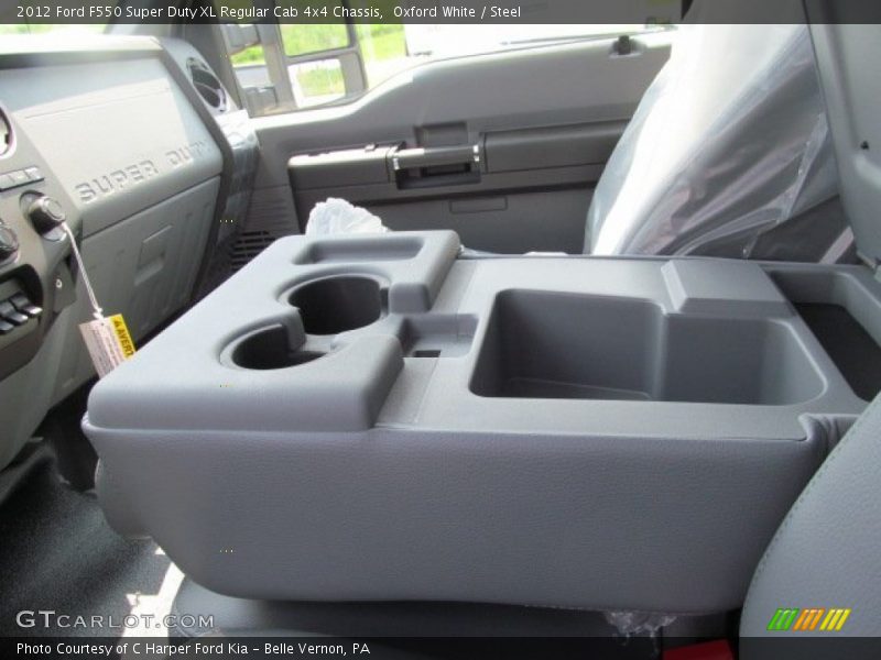 Oxford White / Steel 2012 Ford F550 Super Duty XL Regular Cab 4x4 Chassis