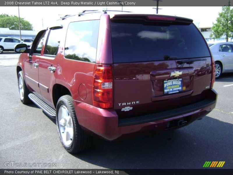 Deep Ruby Metallic / Light Cashmere/Ebony 2008 Chevrolet Tahoe LTZ 4x4