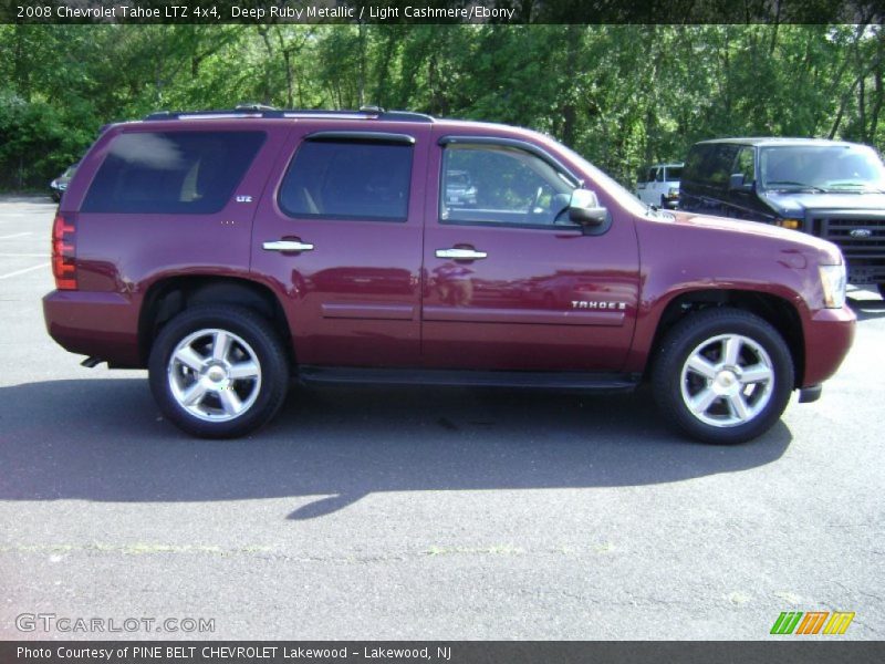 Deep Ruby Metallic / Light Cashmere/Ebony 2008 Chevrolet Tahoe LTZ 4x4