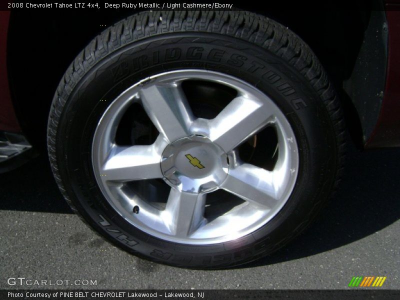 Deep Ruby Metallic / Light Cashmere/Ebony 2008 Chevrolet Tahoe LTZ 4x4