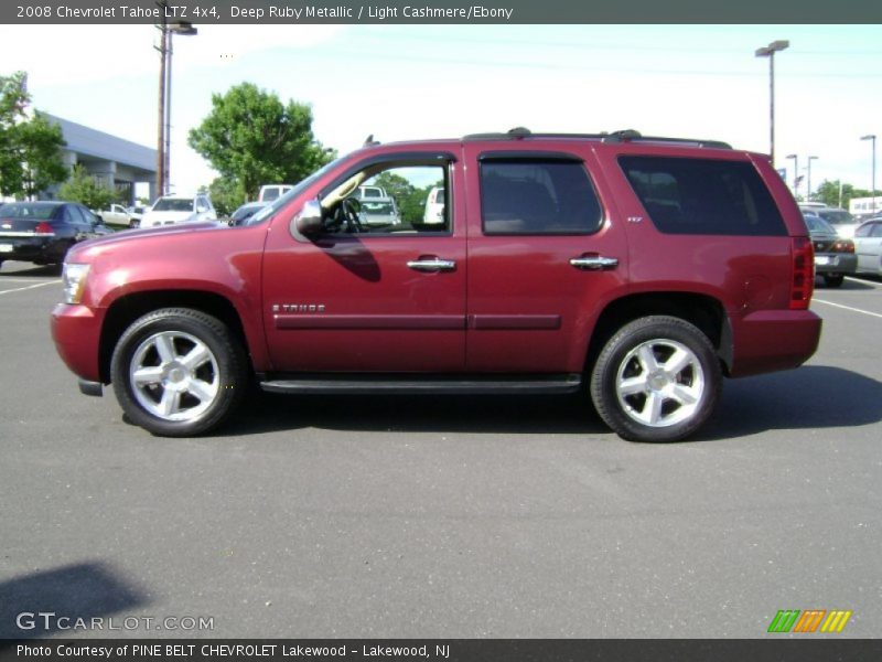 Deep Ruby Metallic / Light Cashmere/Ebony 2008 Chevrolet Tahoe LTZ 4x4