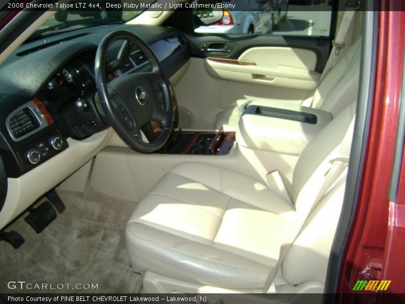 Deep Ruby Metallic / Light Cashmere/Ebony 2008 Chevrolet Tahoe LTZ 4x4
