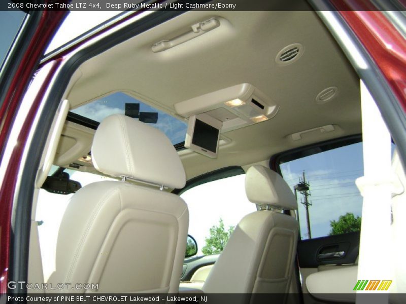 Deep Ruby Metallic / Light Cashmere/Ebony 2008 Chevrolet Tahoe LTZ 4x4
