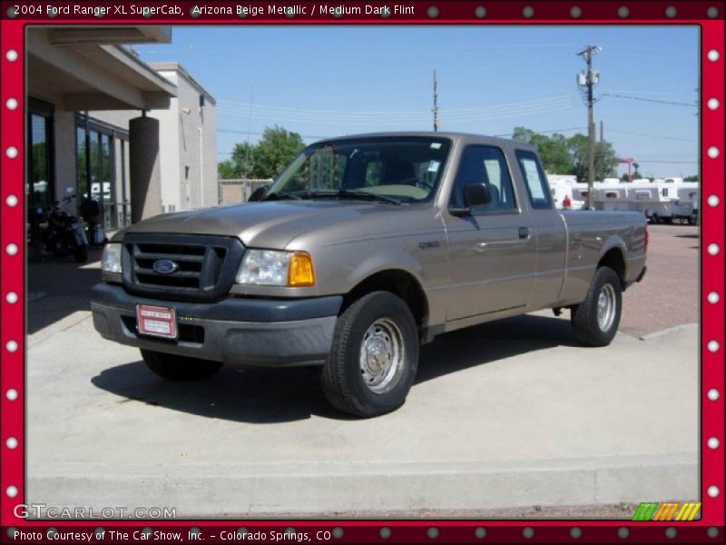 Arizona Beige Metallic / Medium Dark Flint 2004 Ford Ranger XL SuperCab