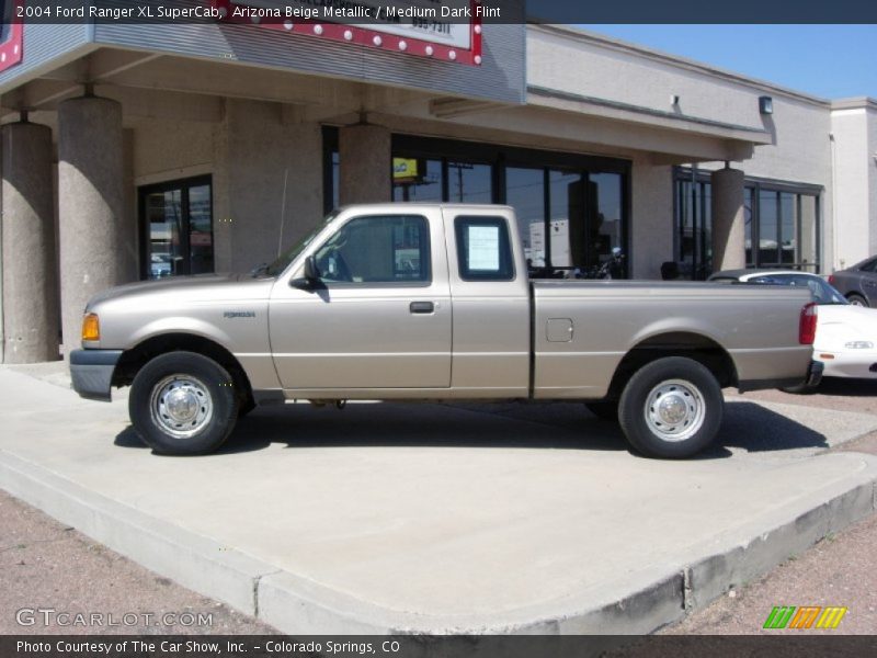 Arizona Beige Metallic / Medium Dark Flint 2004 Ford Ranger XL SuperCab