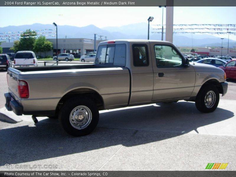 Arizona Beige Metallic / Medium Dark Flint 2004 Ford Ranger XL SuperCab