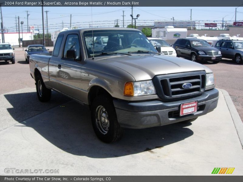 Arizona Beige Metallic / Medium Dark Flint 2004 Ford Ranger XL SuperCab