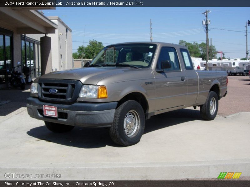 Arizona Beige Metallic / Medium Dark Flint 2004 Ford Ranger XL SuperCab