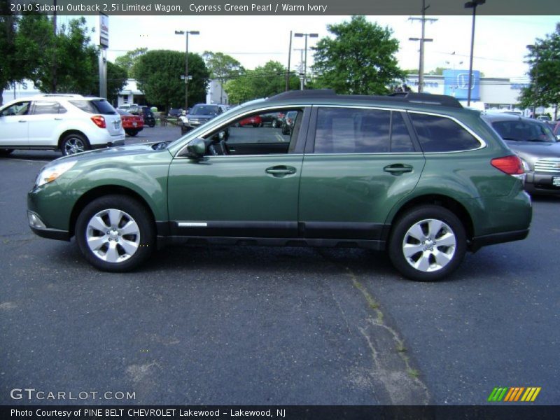 Cypress Green Pearl / Warm Ivory 2010 Subaru Outback 2.5i Limited Wagon