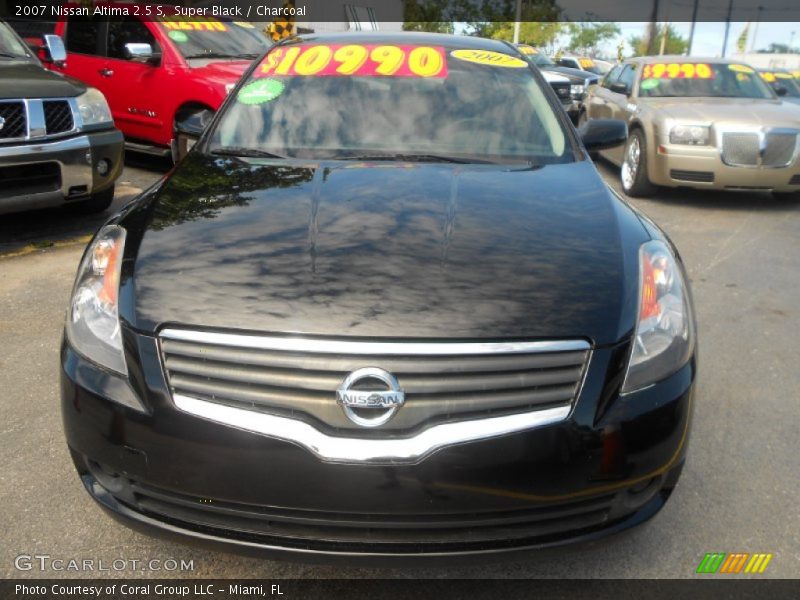 Super Black / Charcoal 2007 Nissan Altima 2.5 S
