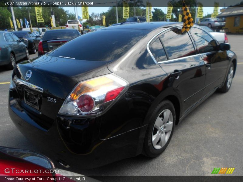 Super Black / Charcoal 2007 Nissan Altima 2.5 S