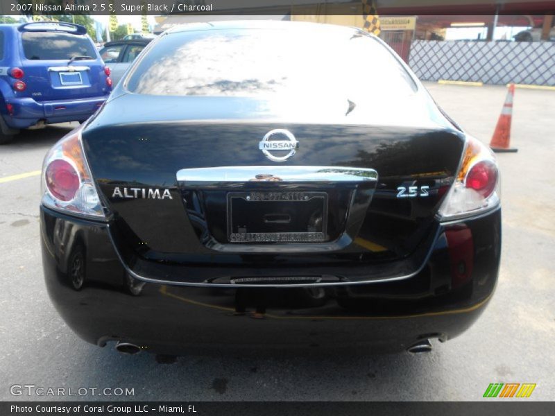 Super Black / Charcoal 2007 Nissan Altima 2.5 S
