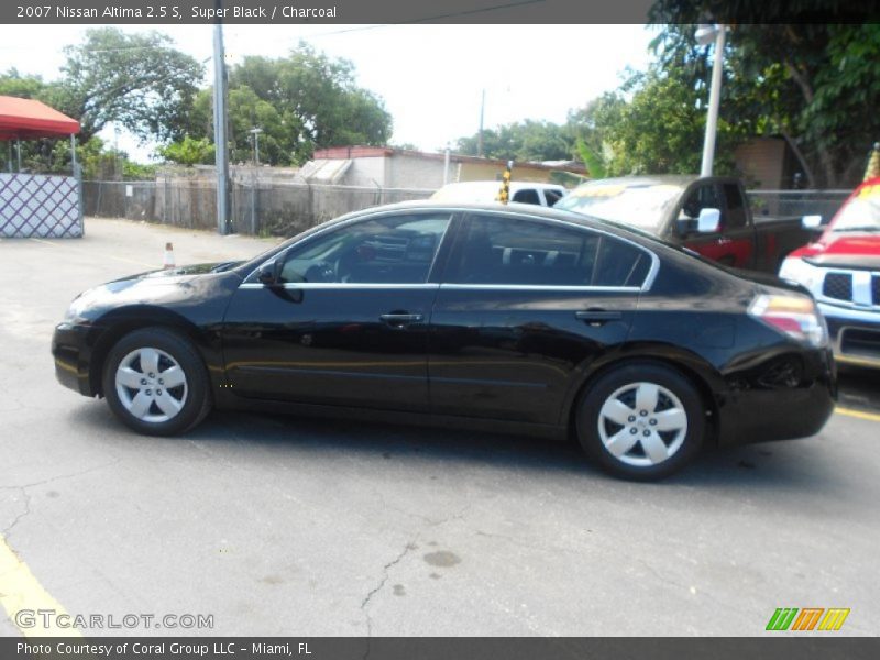 Super Black / Charcoal 2007 Nissan Altima 2.5 S
