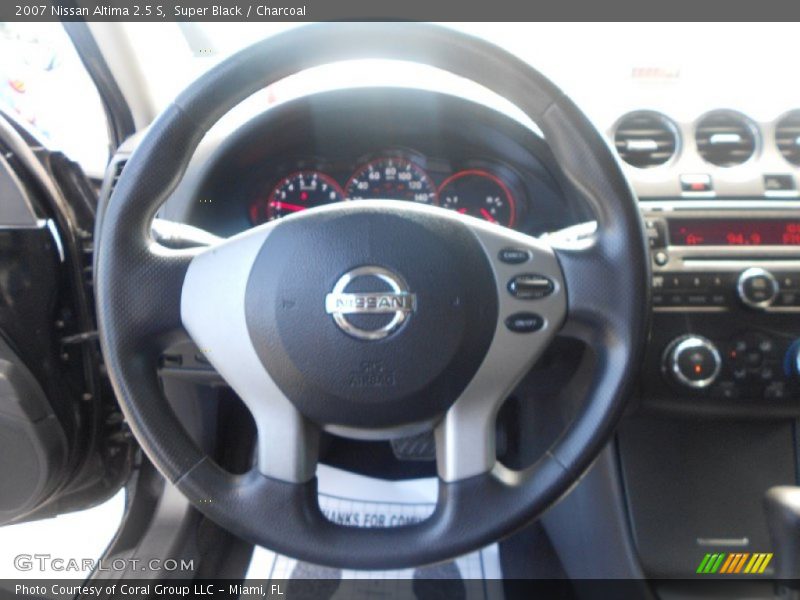 Super Black / Charcoal 2007 Nissan Altima 2.5 S