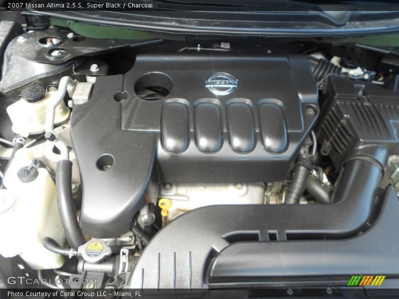 Super Black / Charcoal 2007 Nissan Altima 2.5 S