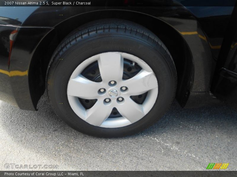 Super Black / Charcoal 2007 Nissan Altima 2.5 S