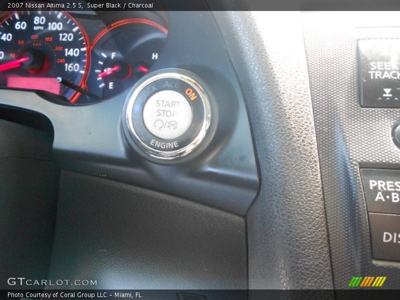 Super Black / Charcoal 2007 Nissan Altima 2.5 S