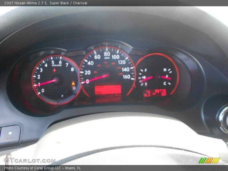 Super Black / Charcoal 2007 Nissan Altima 2.5 S