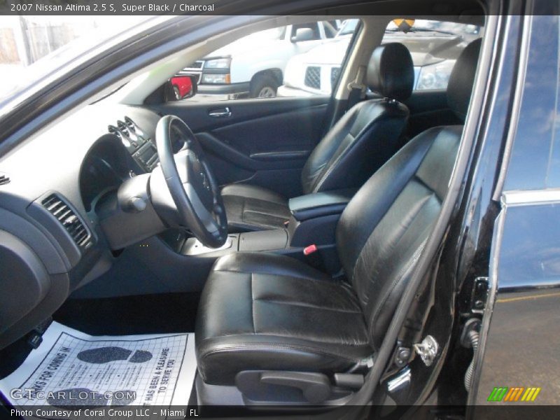 Super Black / Charcoal 2007 Nissan Altima 2.5 S