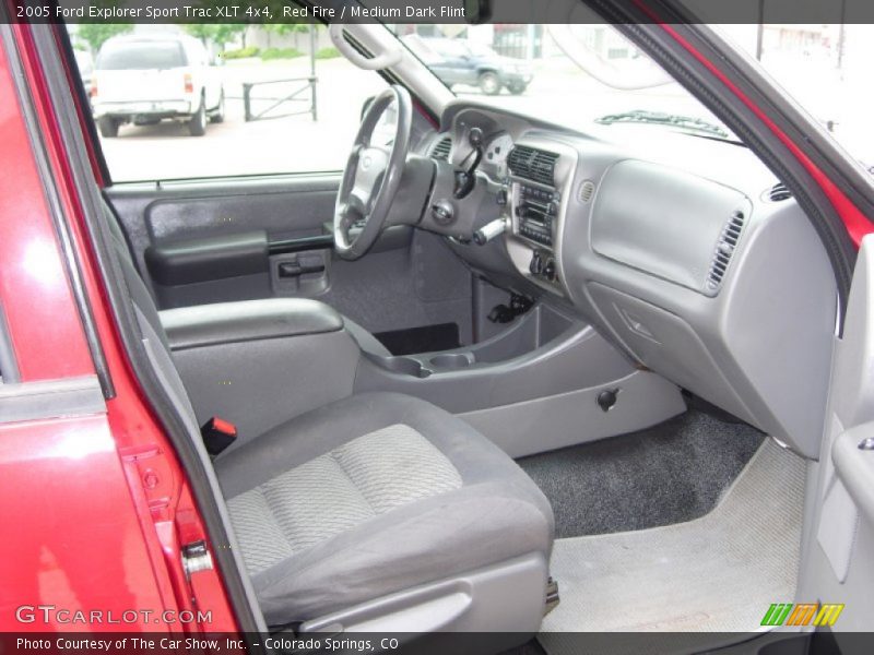 Red Fire / Medium Dark Flint 2005 Ford Explorer Sport Trac XLT 4x4