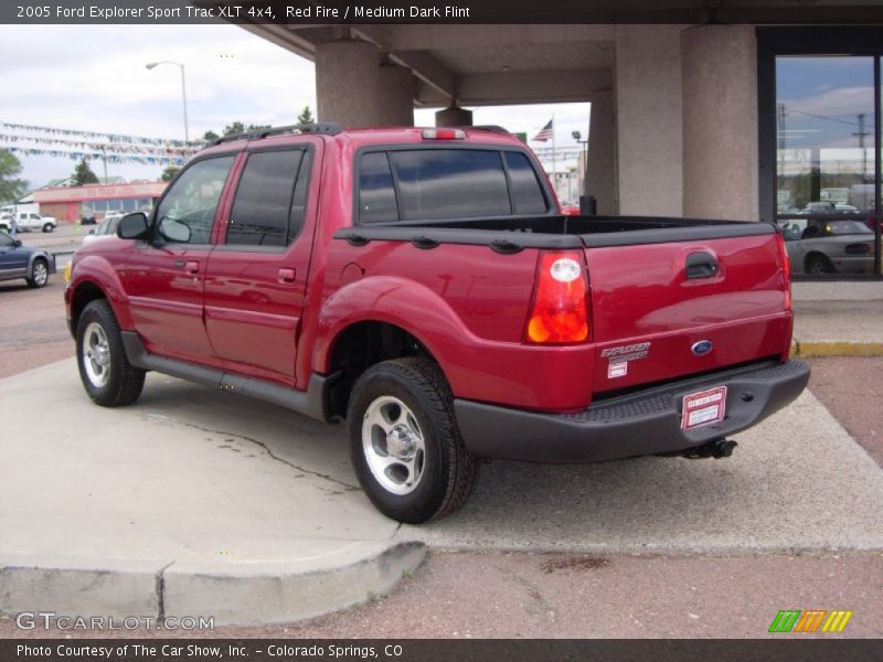 Red Fire / Medium Dark Flint 2005 Ford Explorer Sport Trac XLT 4x4