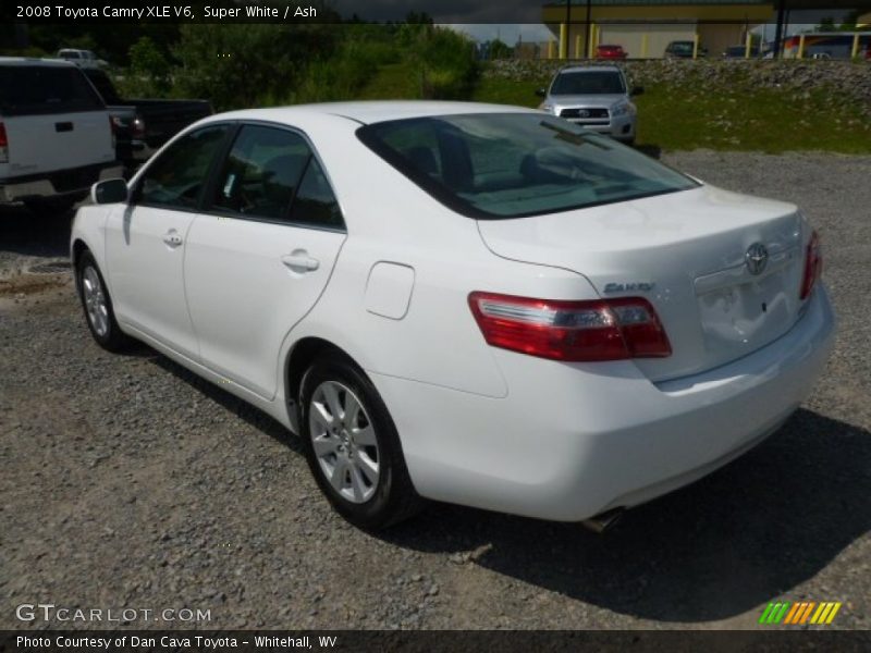 Super White / Ash 2008 Toyota Camry XLE V6