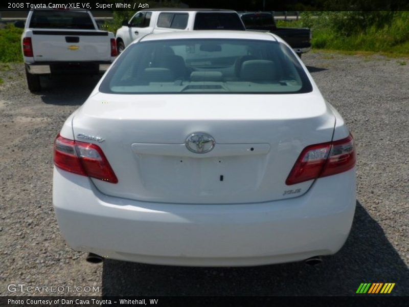 Super White / Ash 2008 Toyota Camry XLE V6