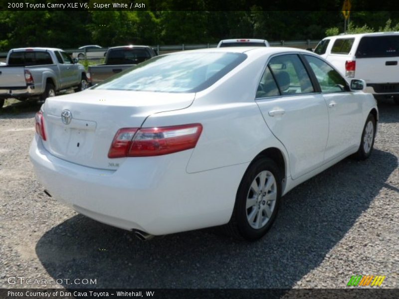 Super White / Ash 2008 Toyota Camry XLE V6