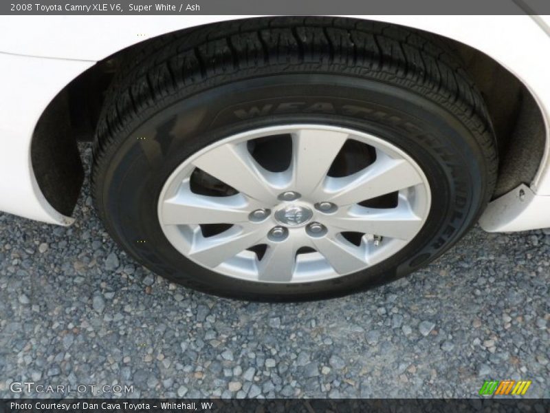 Super White / Ash 2008 Toyota Camry XLE V6