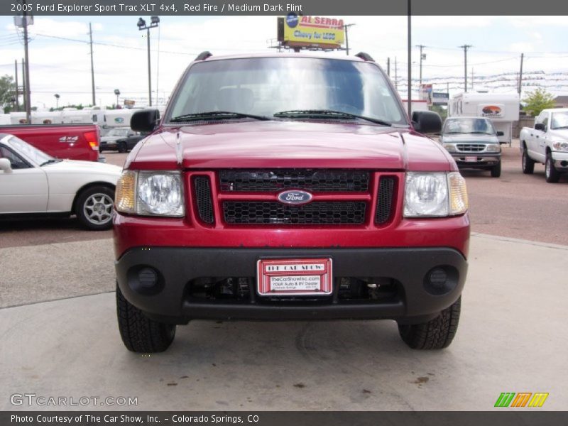 Red Fire / Medium Dark Flint 2005 Ford Explorer Sport Trac XLT 4x4