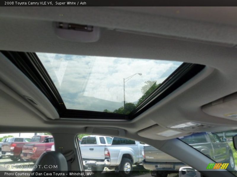 Super White / Ash 2008 Toyota Camry XLE V6